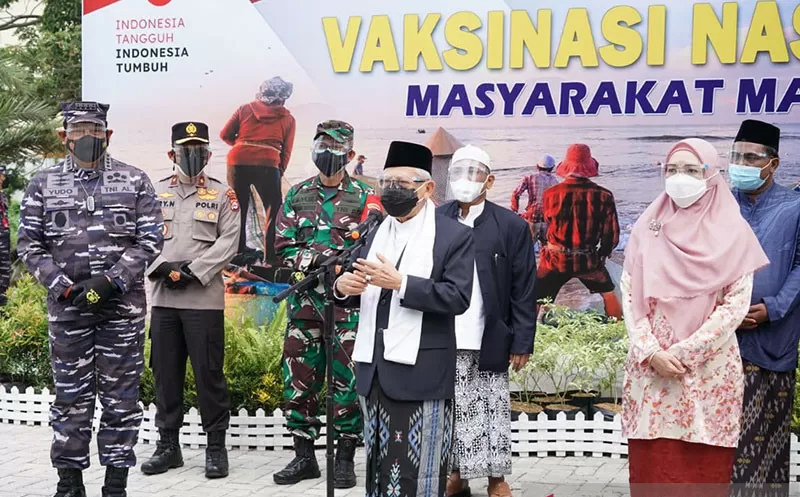 wapres maruf amin di ponpes