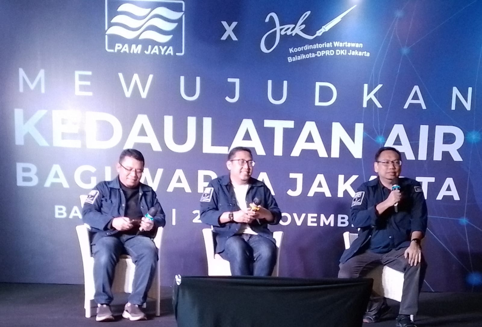 PAM Jaya Gathering dengan Wartawan