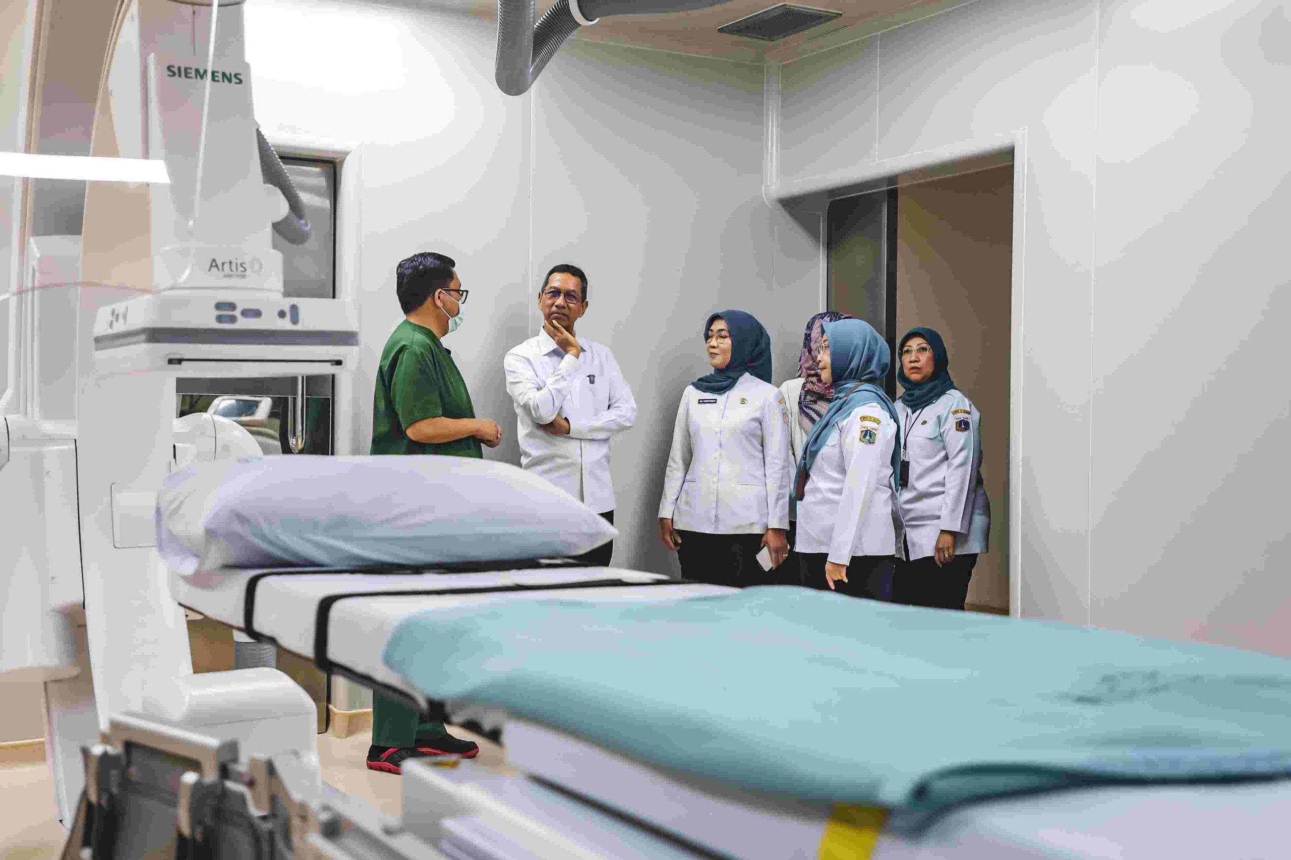 Pj Gubernur DKI Jakarta, Heru Budi Hartono Tinjau RS Tarakan.