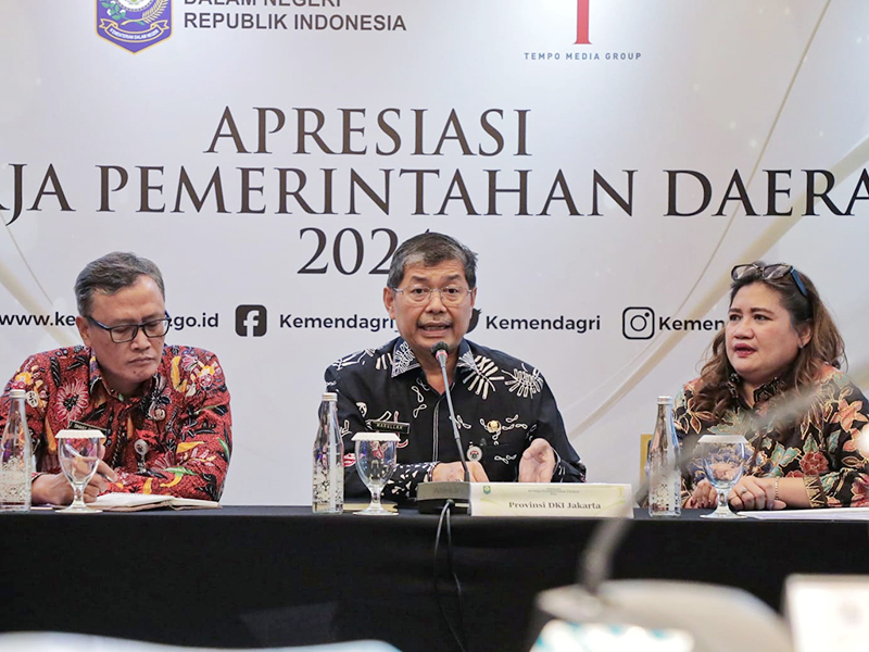 Pemerintah Provinsi (Pemprov) DKI Jakarta mengikuti penjurian pemerintahan daerah provinsi pada Apresiasi Kinerja Pemerintahan Daerah 2024.