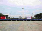 ASN Pemprov DKI Jakarta Gelar Apel di Monas.