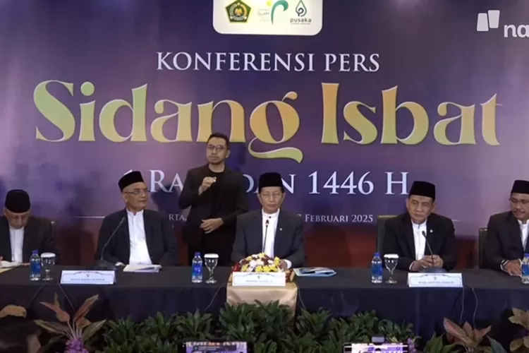 Sidang Isbat Penetapan 1 Ramadhan 1446 Hijriah.