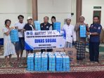 Sudinsos Jaktim & PMI Jakarta Timur Berikan Bantuan Korban Kebakaran.