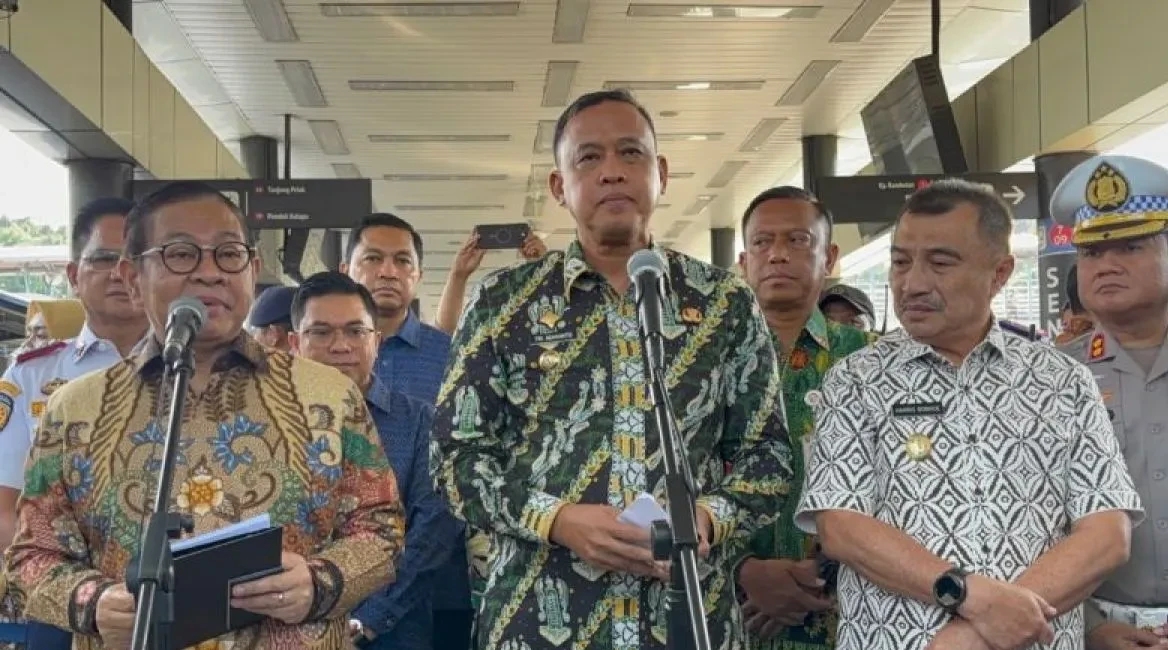 Gubernur DKI Jakarta, Pramono Anung dan Wali Kota Bekasi Tri Adhianto