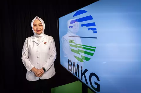 Kepala Badan Meteorologi, Klimatologi, dan Geofisika (BMKG) Dwikorita Karnawati.