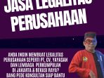 Jasa Legalitas Perusahaan di Jakarta.