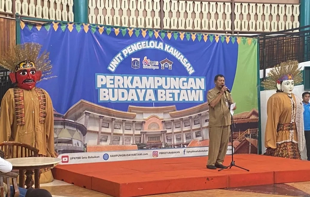 Kepala Unit Pengelola Kawasan PBB Setu Babakan Tonny Bako.