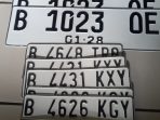 Plat Nomor Kendaraan Bermotor.