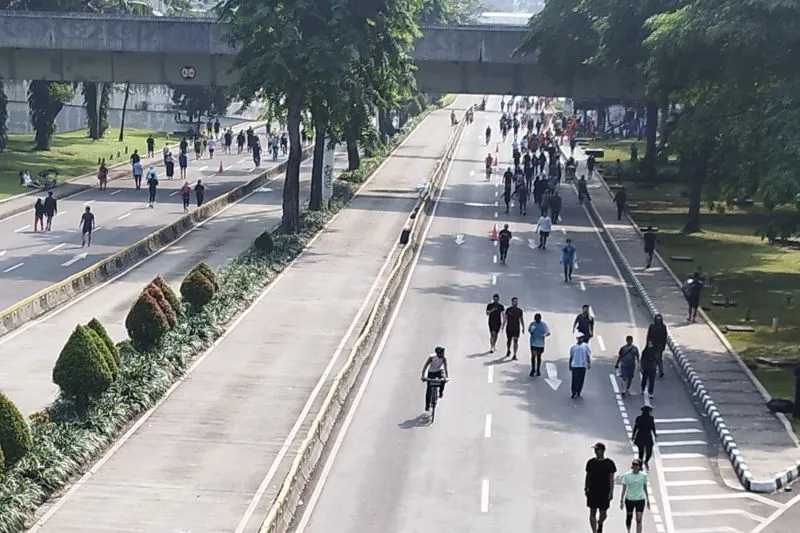 Car Free Day di Jakarta.