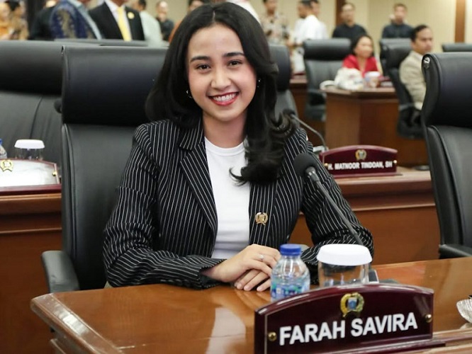 Anggota Komisi E DPRD DKI Jakarta, Farah Savira.