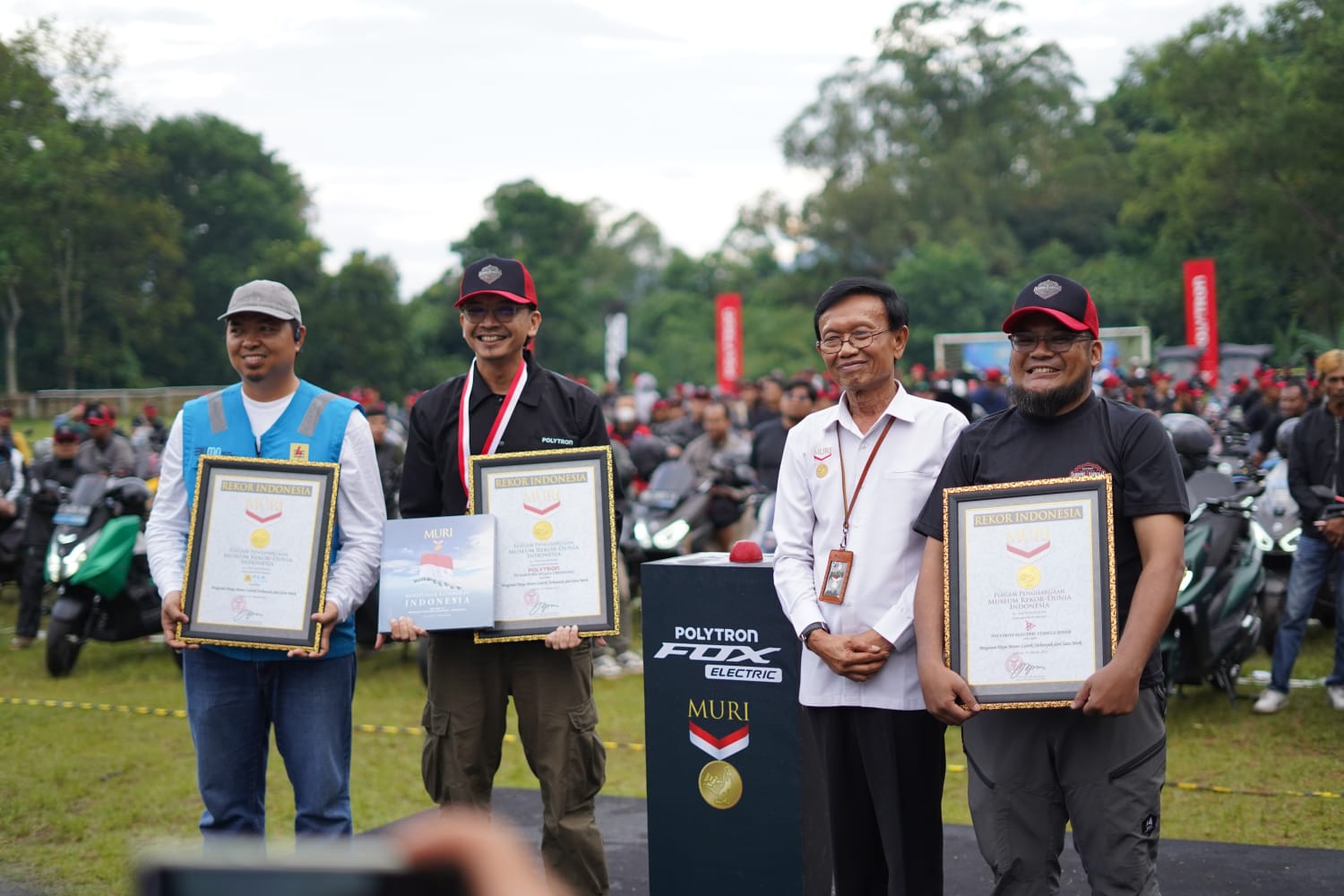 Jambore Nasional Polytron Electric Vehicle Riders.