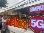 Gubernur DKI Pramono Anung meresmikan M Bloc Space Simpati 5G sebagai ruang kreativitas baru, Jakarta Selatan, Senin (27/10/2025). (ist/ant)
