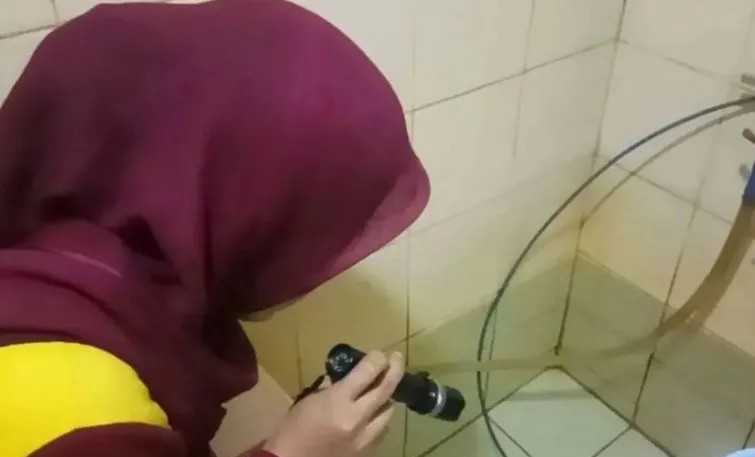 Petugas Periksa Jentik Nyamuk Antisipasi Wabah Demam Berdarah Dengue (DBD)