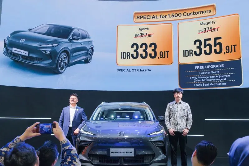 Mobil Listrik MG S5 EV.