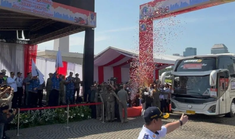 Pemberangkatan Mudik Gratis.
