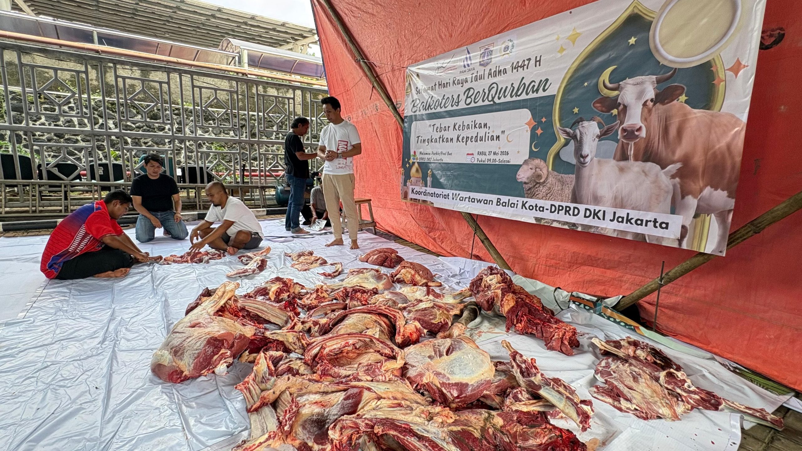 Pemotongan Hewan Kurban.