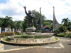 Pintu Gerbang Objek Wisata Taman Margasatwa Ragunan Jakarta.