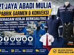 PT Jaya Abadi Mulia, Pabrik Konveksi Seragam.