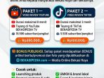 Flyer Rate Card Kerjasama Publikasi YouTube Channel Bekasipediatv