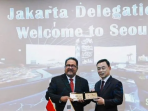 Wakil Gubernur DKI Jakarta, Rano Karno bertemu Wakil Wali Kota Seoul, Korea Selatan, Jeong Sang-hun